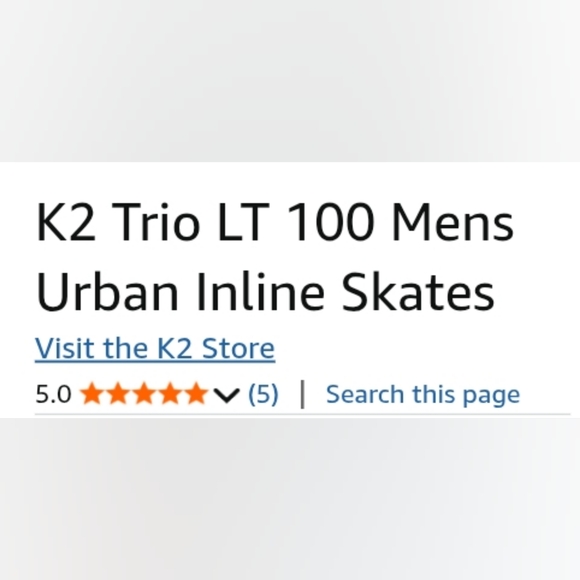K2 Trio LT Mens Inline Skates -Size US 13.0 - Picture 8 of 13